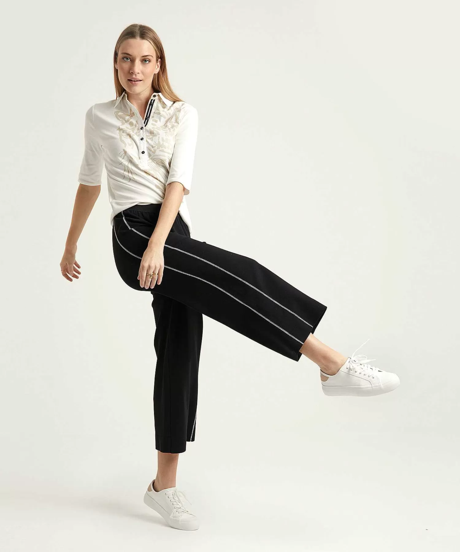 Broeken^Marc Cain Sports Cropped Broek Jersey