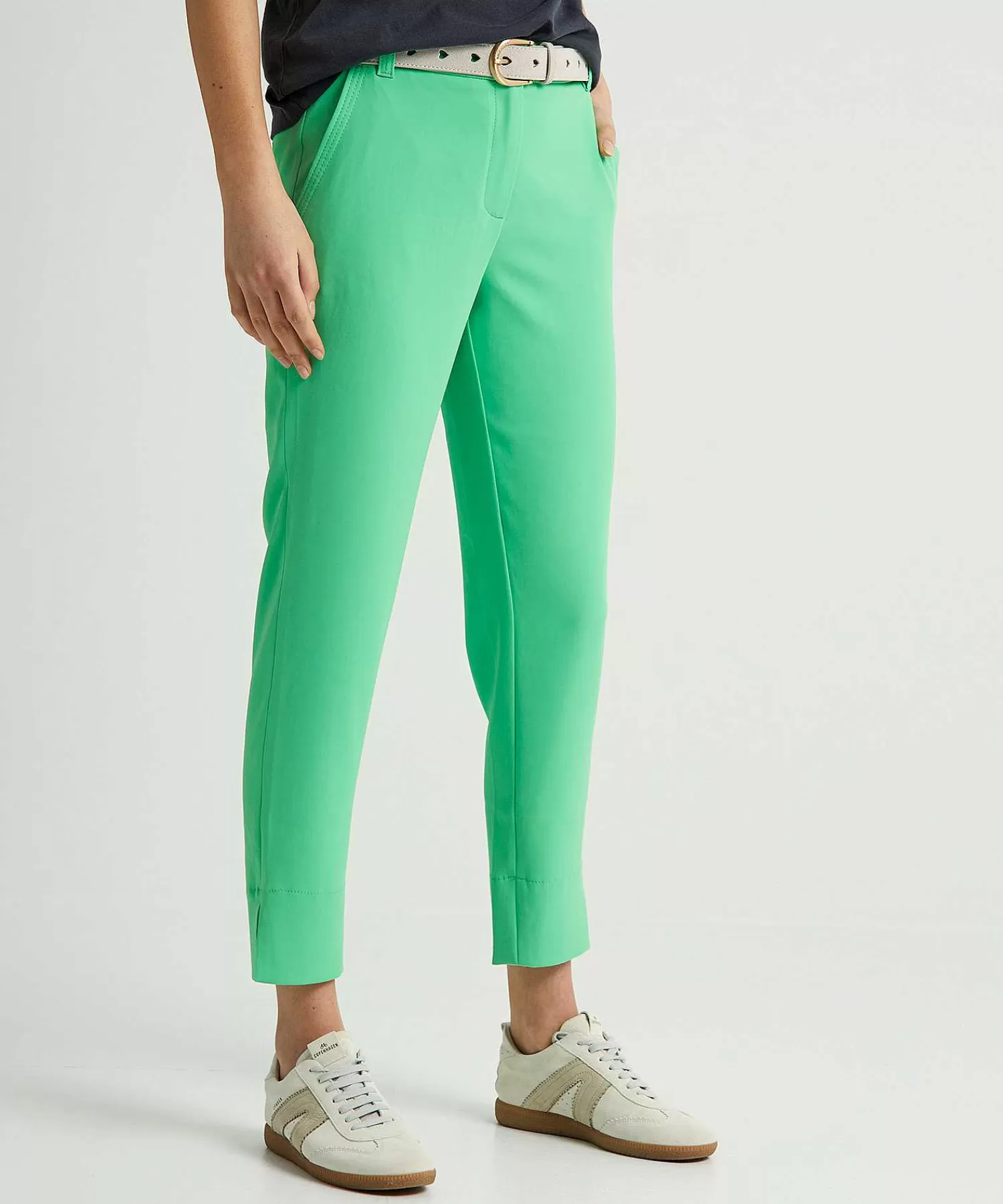 Broeken^Marc Cain Sports Cropped Broek Travelstof Fushun