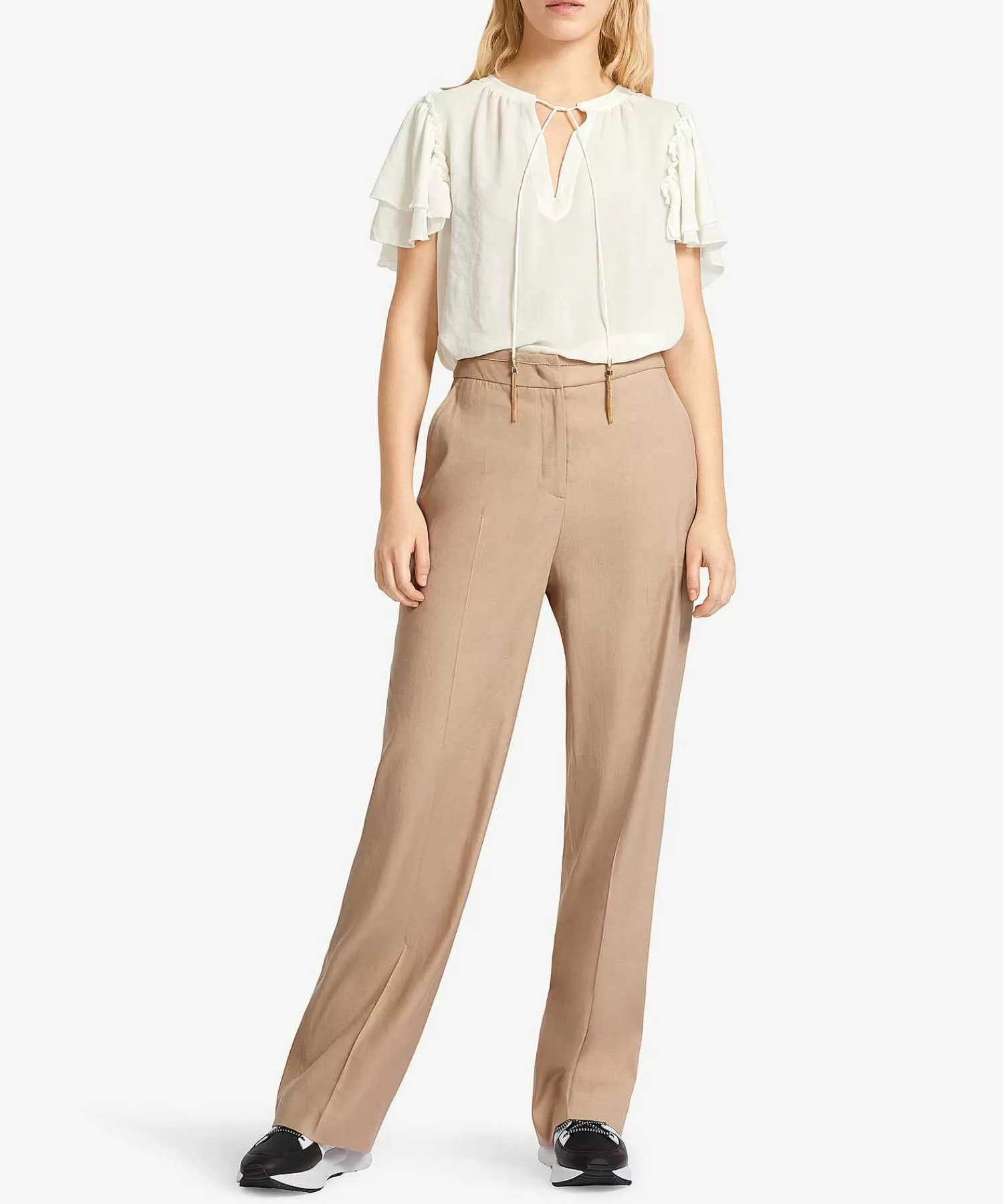 Broeken^Marc Cain Pants Marc Cain Wide Leg Pantalon Wukari