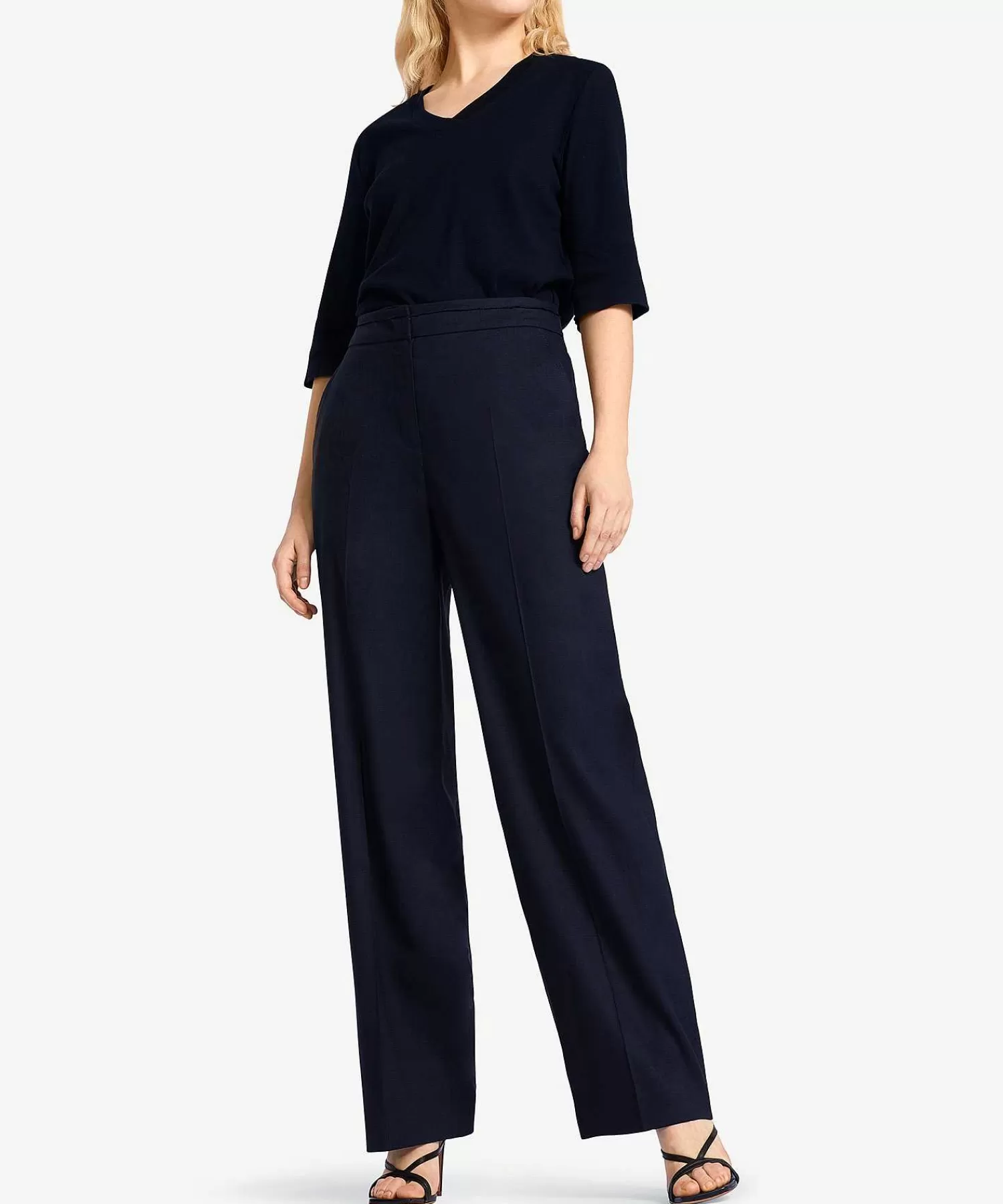 Broeken^Marc Cain Pants Marc Cain Wide Leg Pantalon Wukari