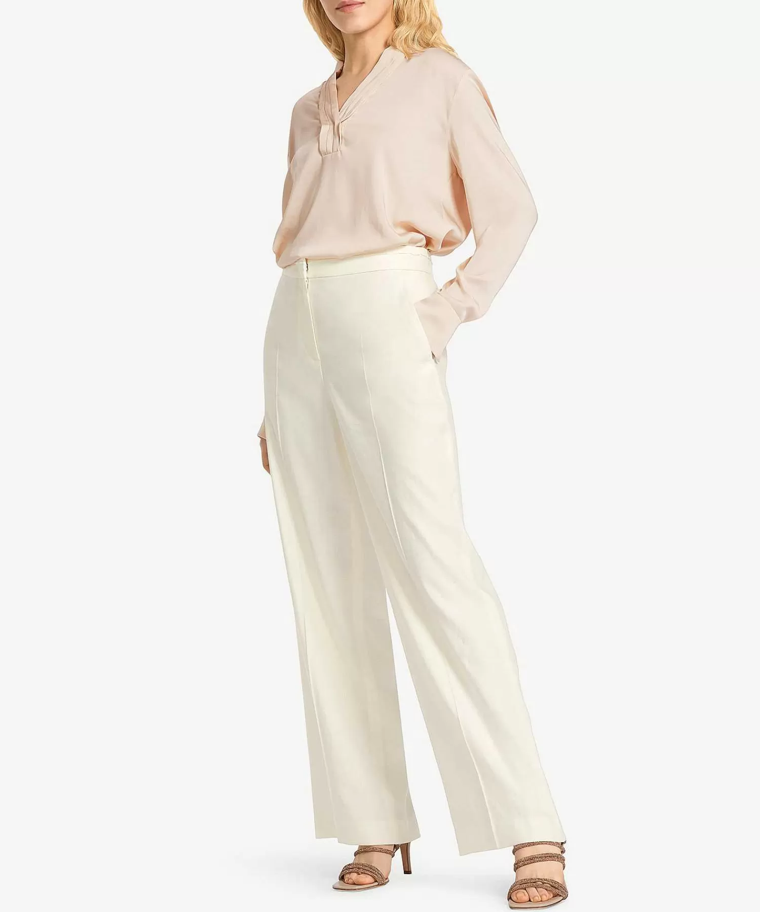 Broeken^Marc Cain Pants Marc Cain Wide Leg Pantalon Wukari