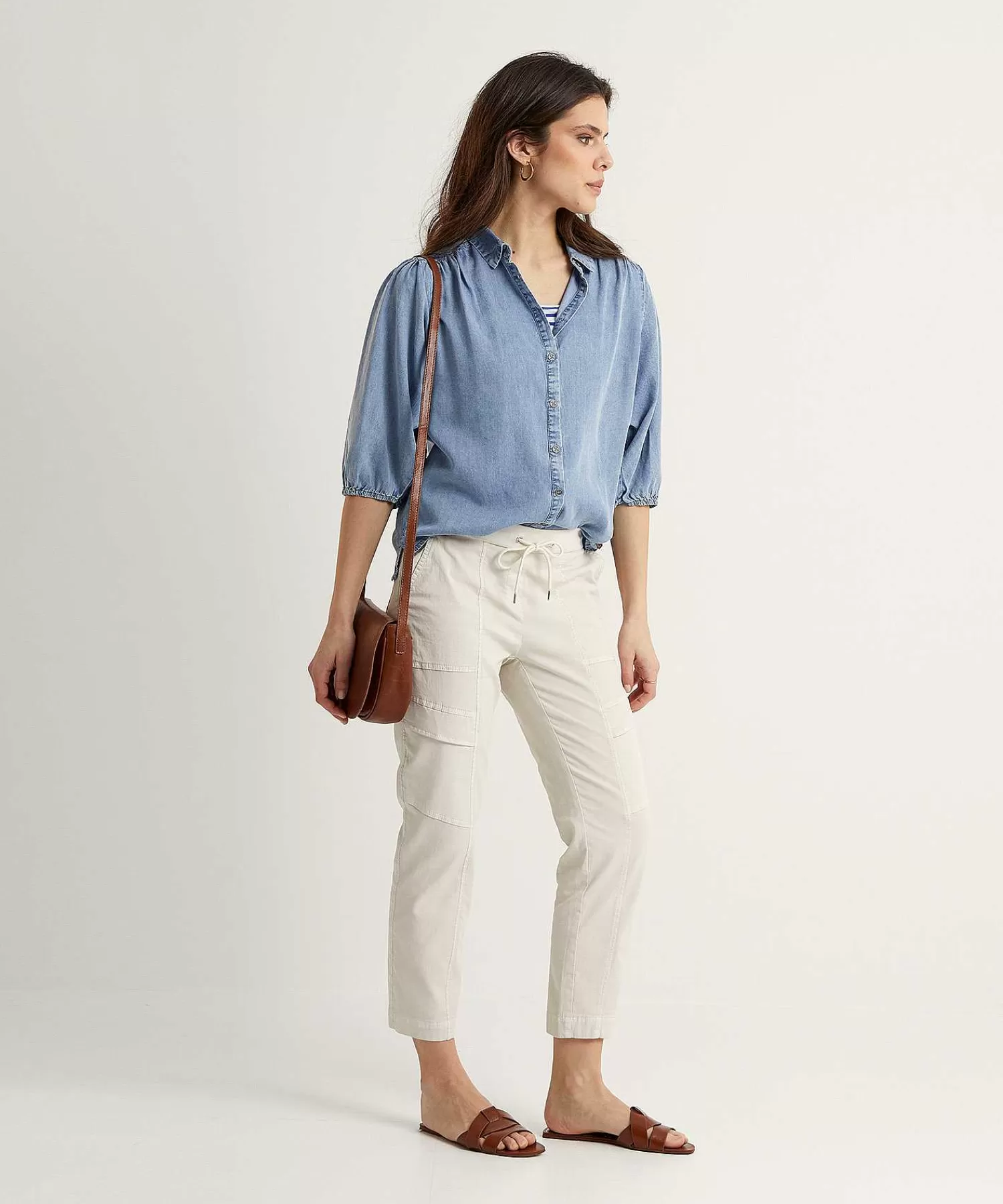 Blouses^Moscow Soft Denim Blouse Jordy