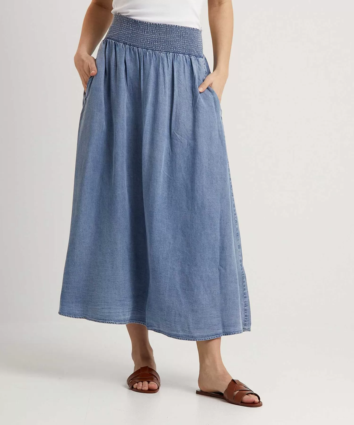 Rokken^Moscow Soft Denim Rok Pip