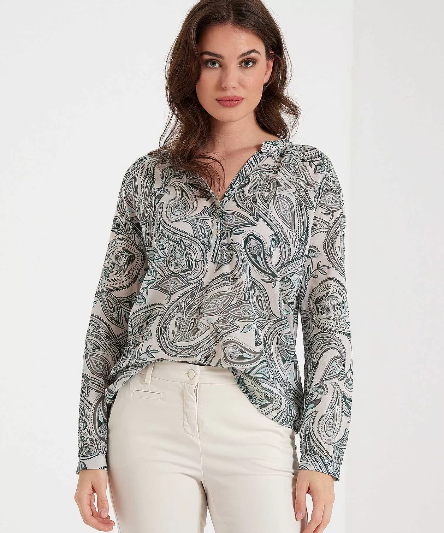 Blouses^No Man's Land Blouse Paisleyprint