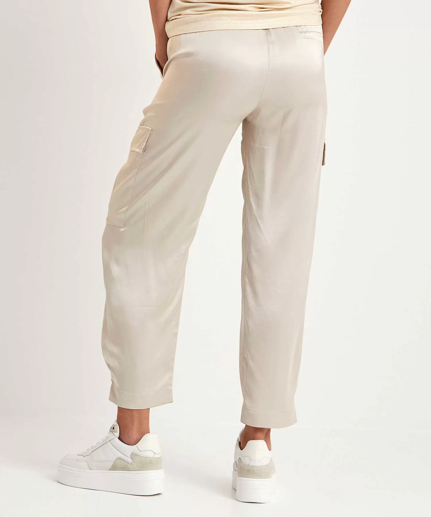 Broeken^No Man's Land Silky Cargo Broek