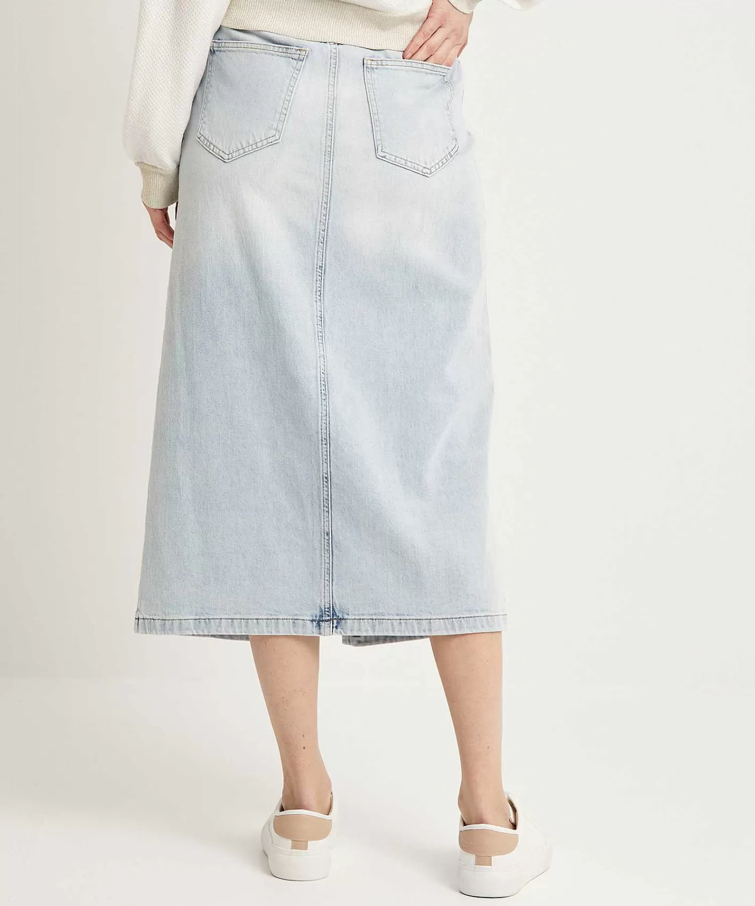 Rokken^OUI Denim Rok Met Split