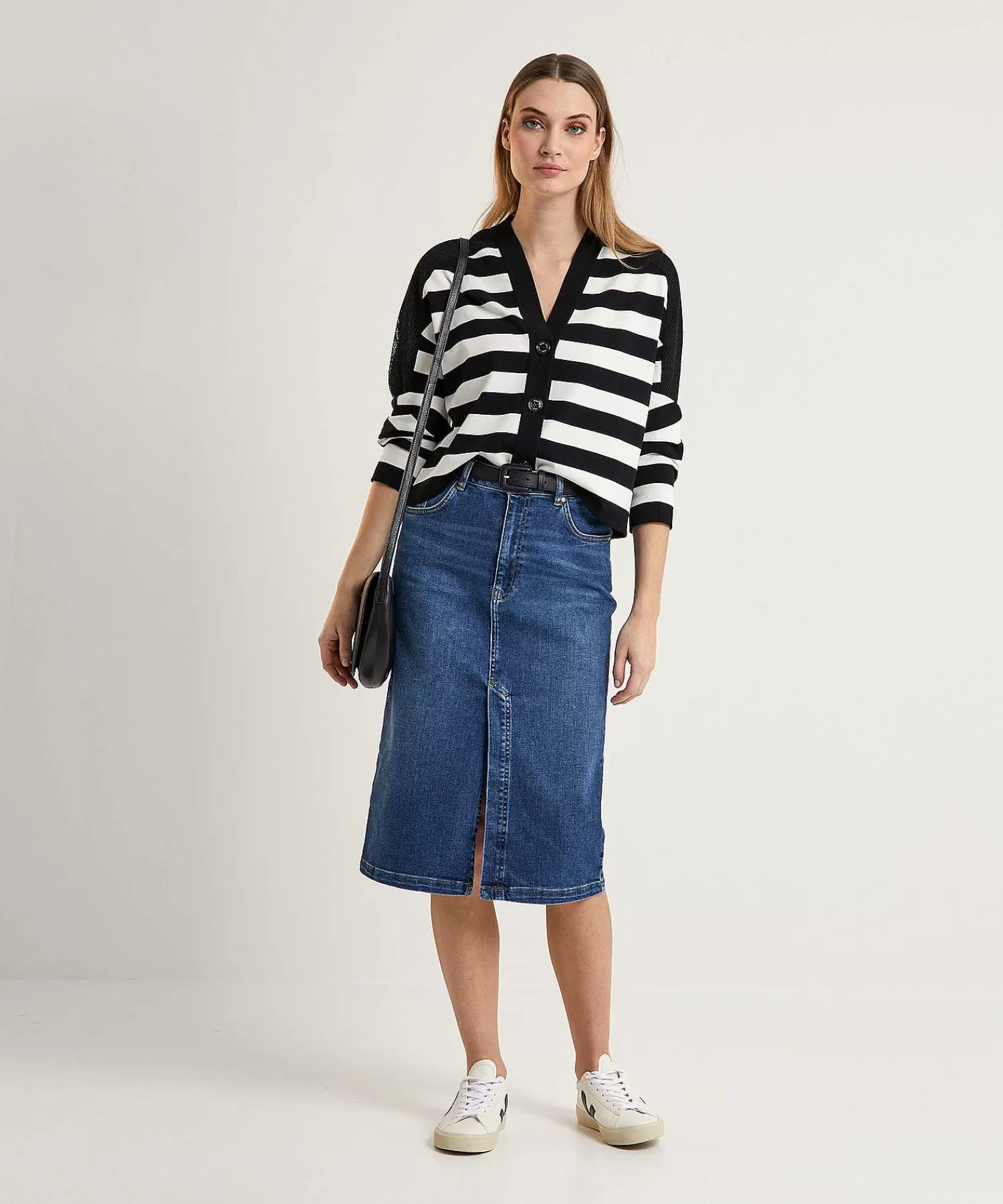 Rokken^OUI Denim Rok Met Split