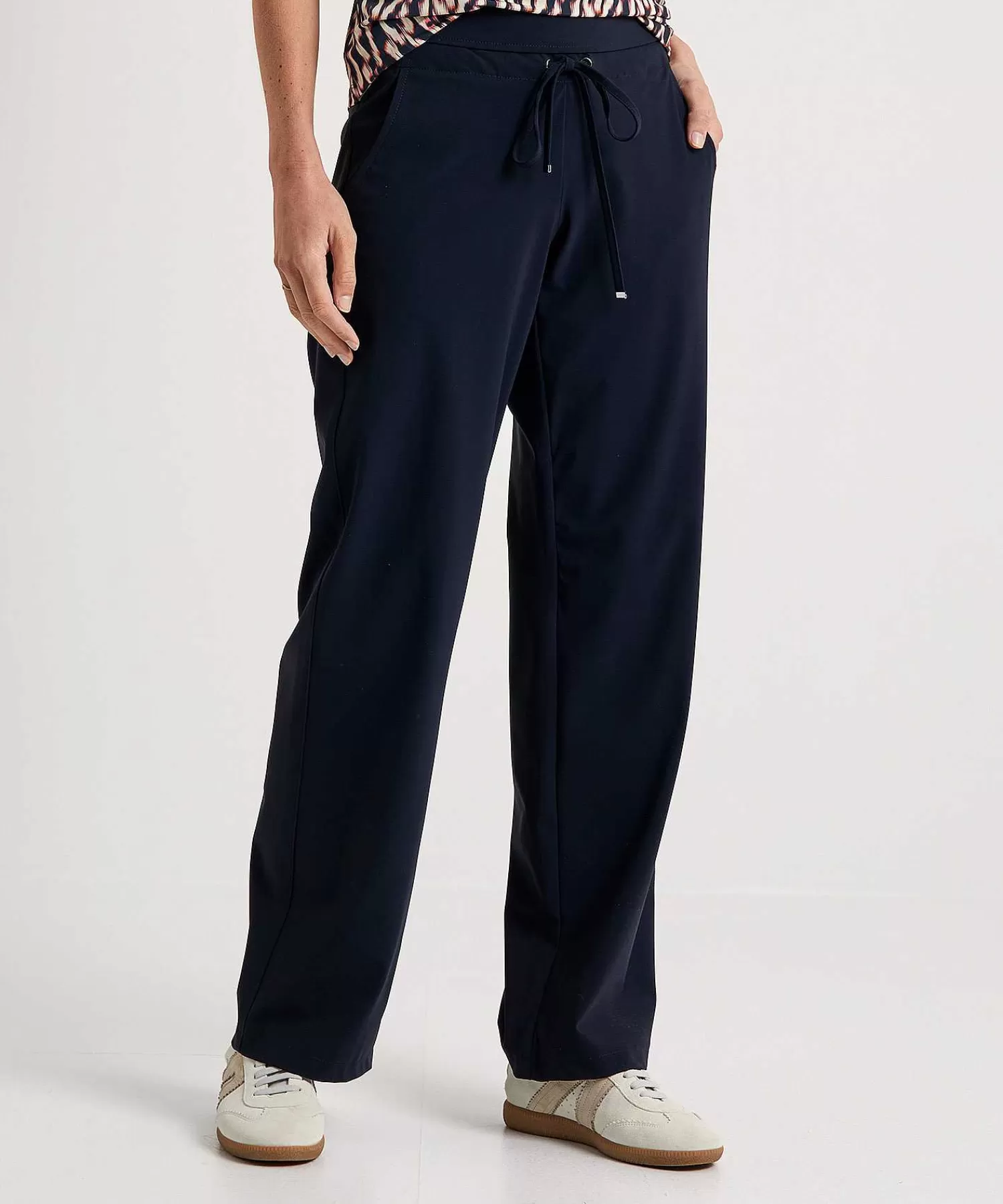 Broeken^Raffaello Rossi Straight Fit Travelstof Broek Candice