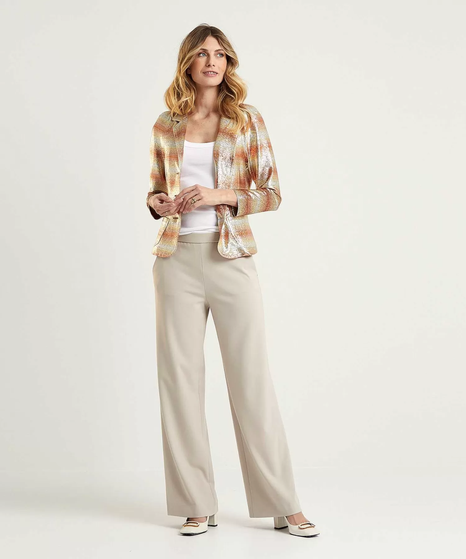 Broeken^Raffaello Rossi Wide Leg Broek Palina Long