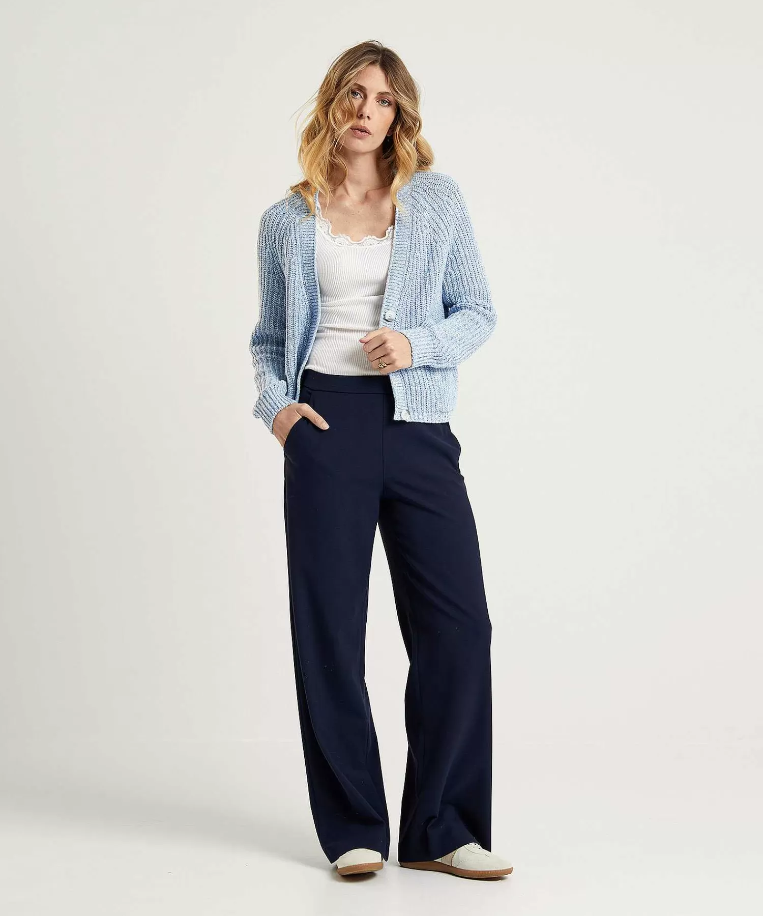 Broeken^Raffaello Rossi Wide Leg Broek Palina Long