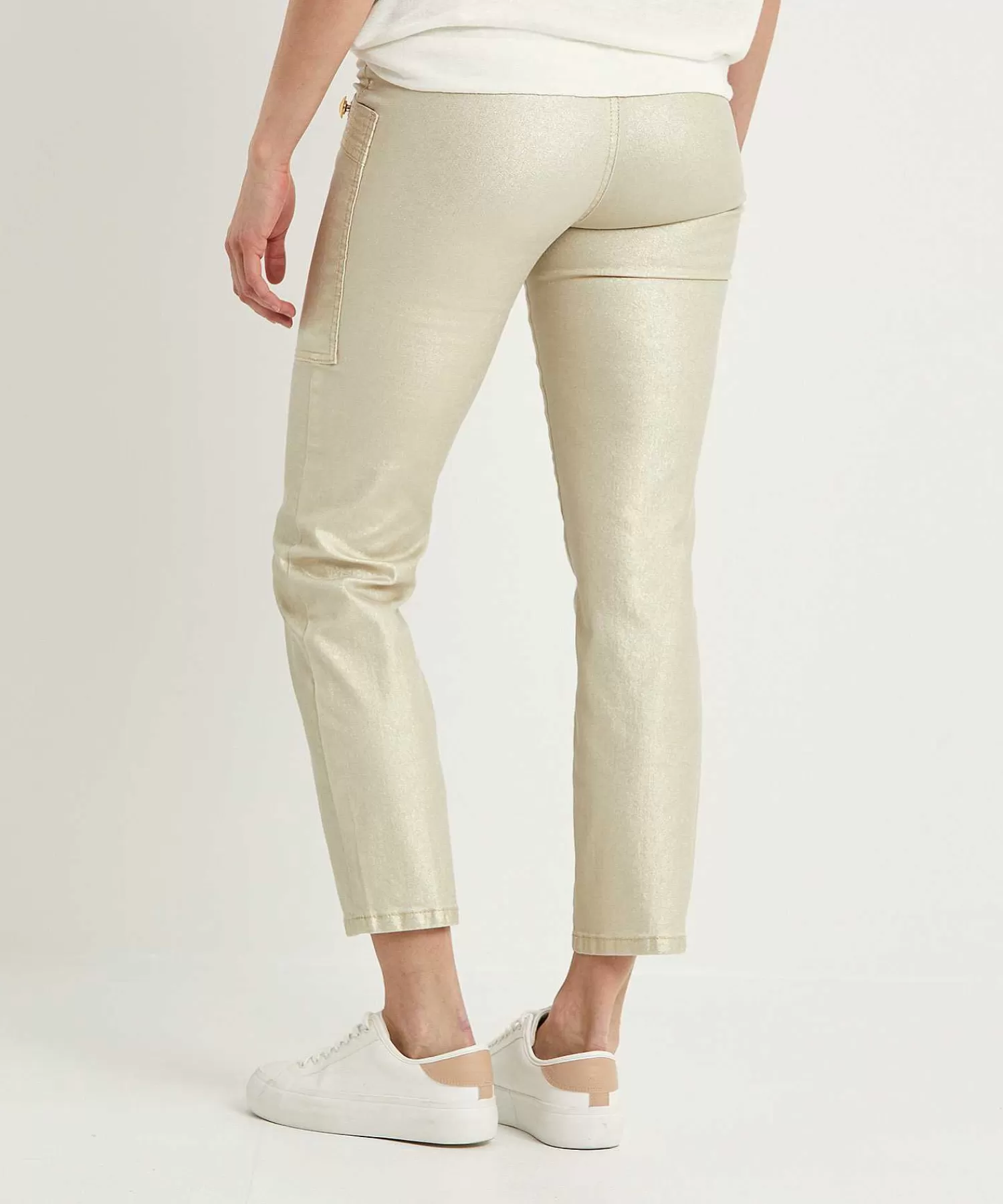 Broeken^Rosner Metallic Cargo Broek Antonia