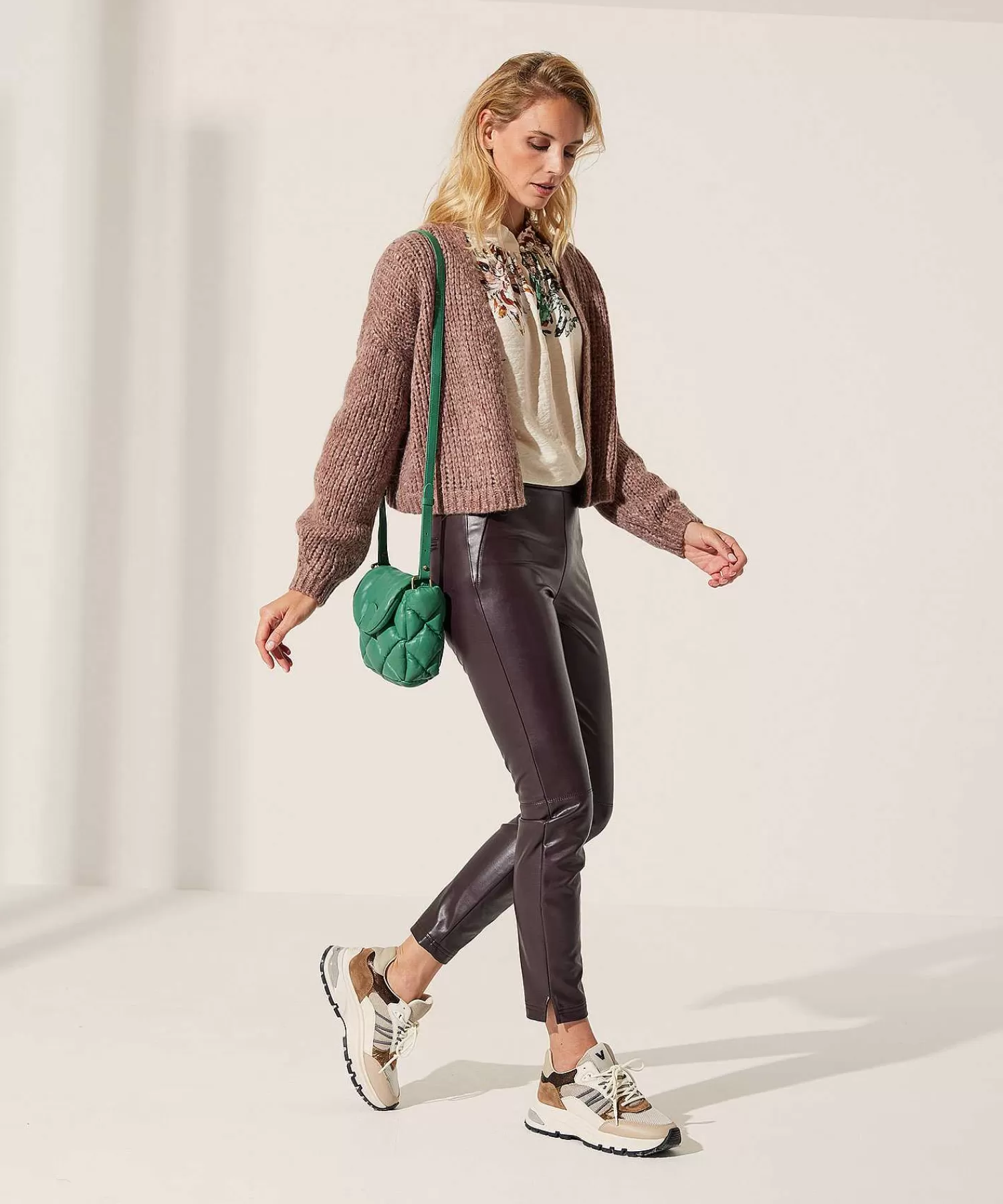 Broeken^Rosner Vegan Leather Tregging Amy