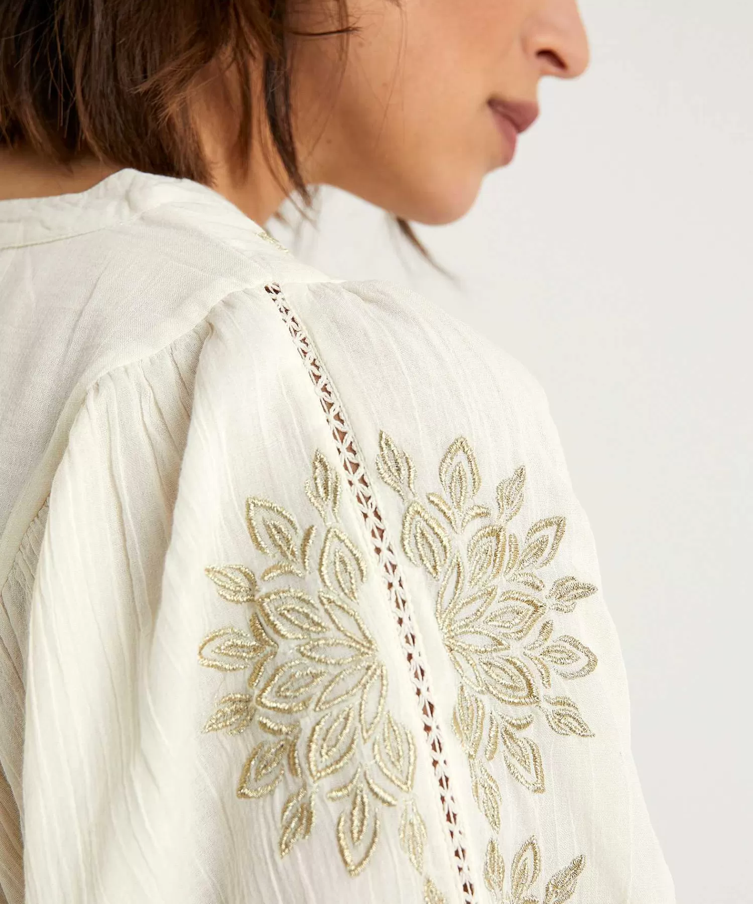 Blouses^Summum Blouse Lurex Embroidery