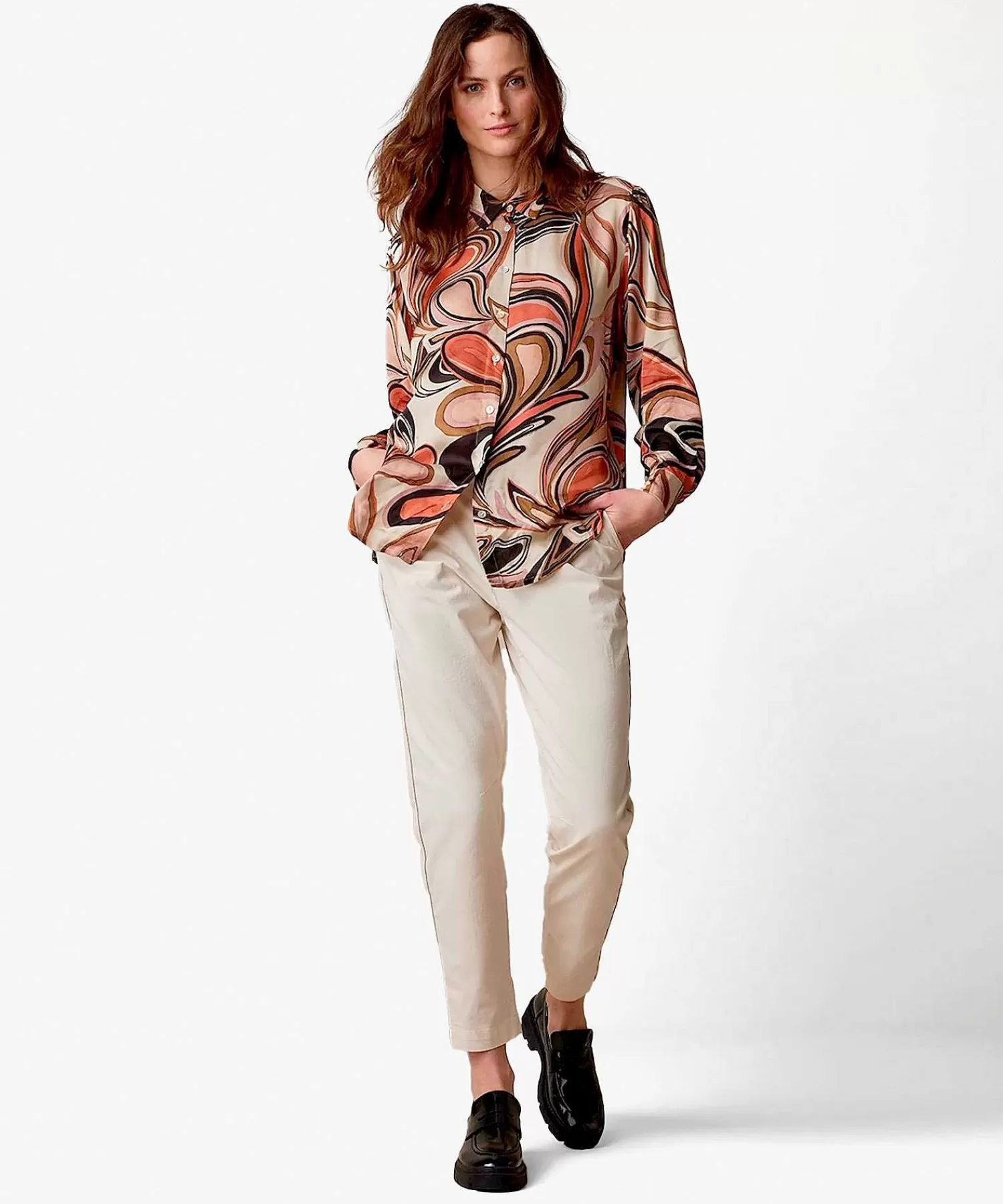 Blouses^Summum Blouse Painted Flower