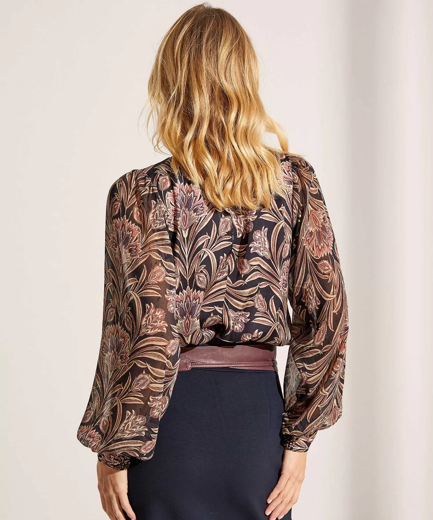 Blouses^Summum Blouse Transparante Mouw