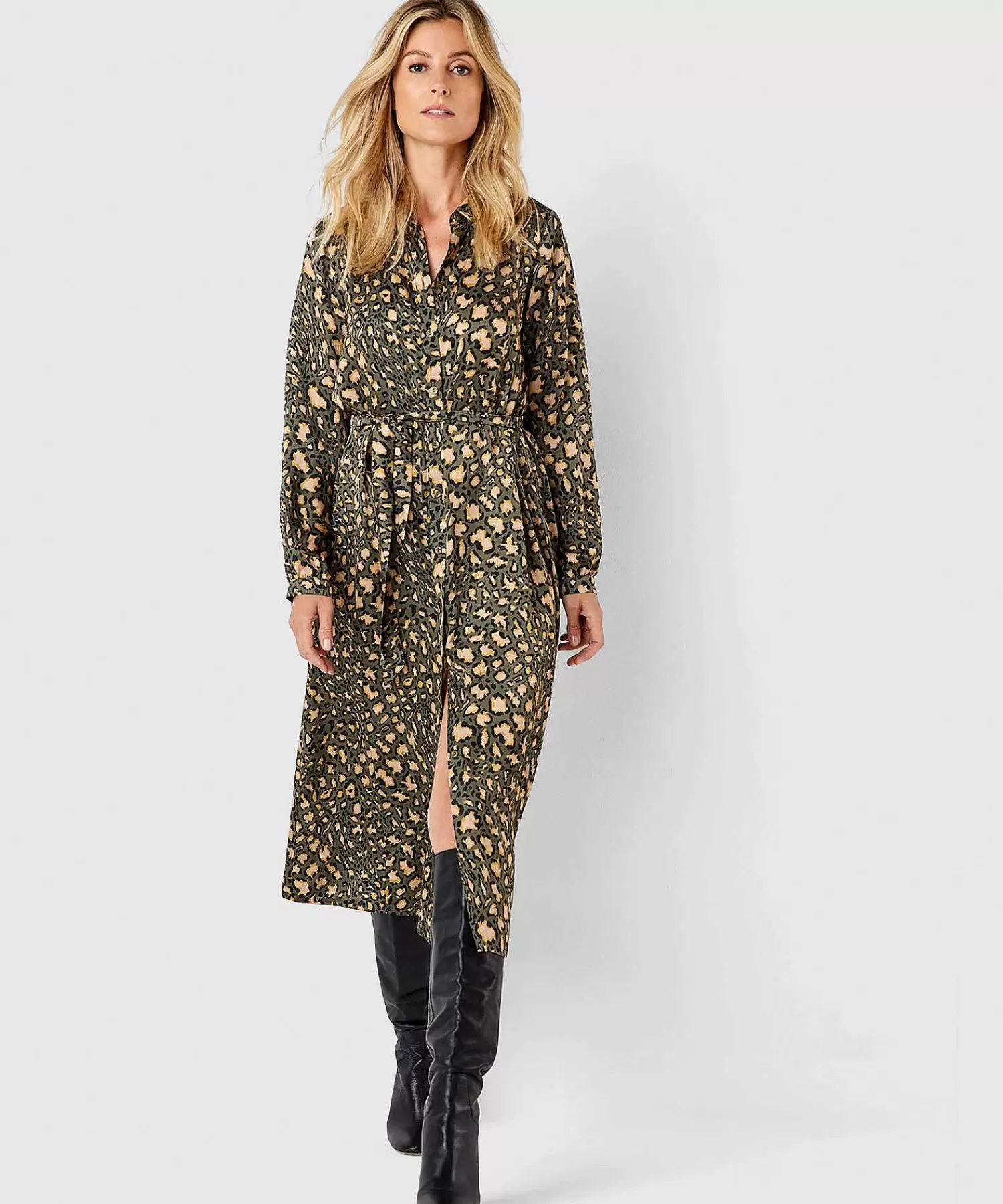 Jurken^Summum Blousejurk Animalprint