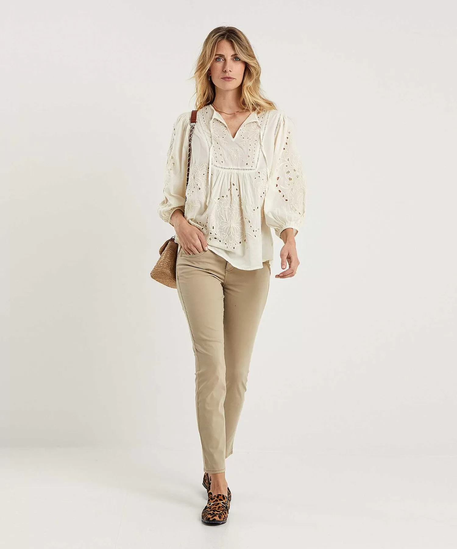 Blouses^Summum Broderie Blouse