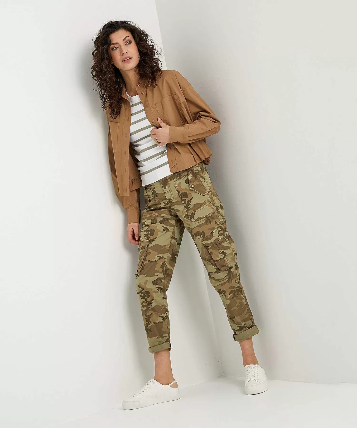 Broeken^Summum Cargo Broek Camouflageprint