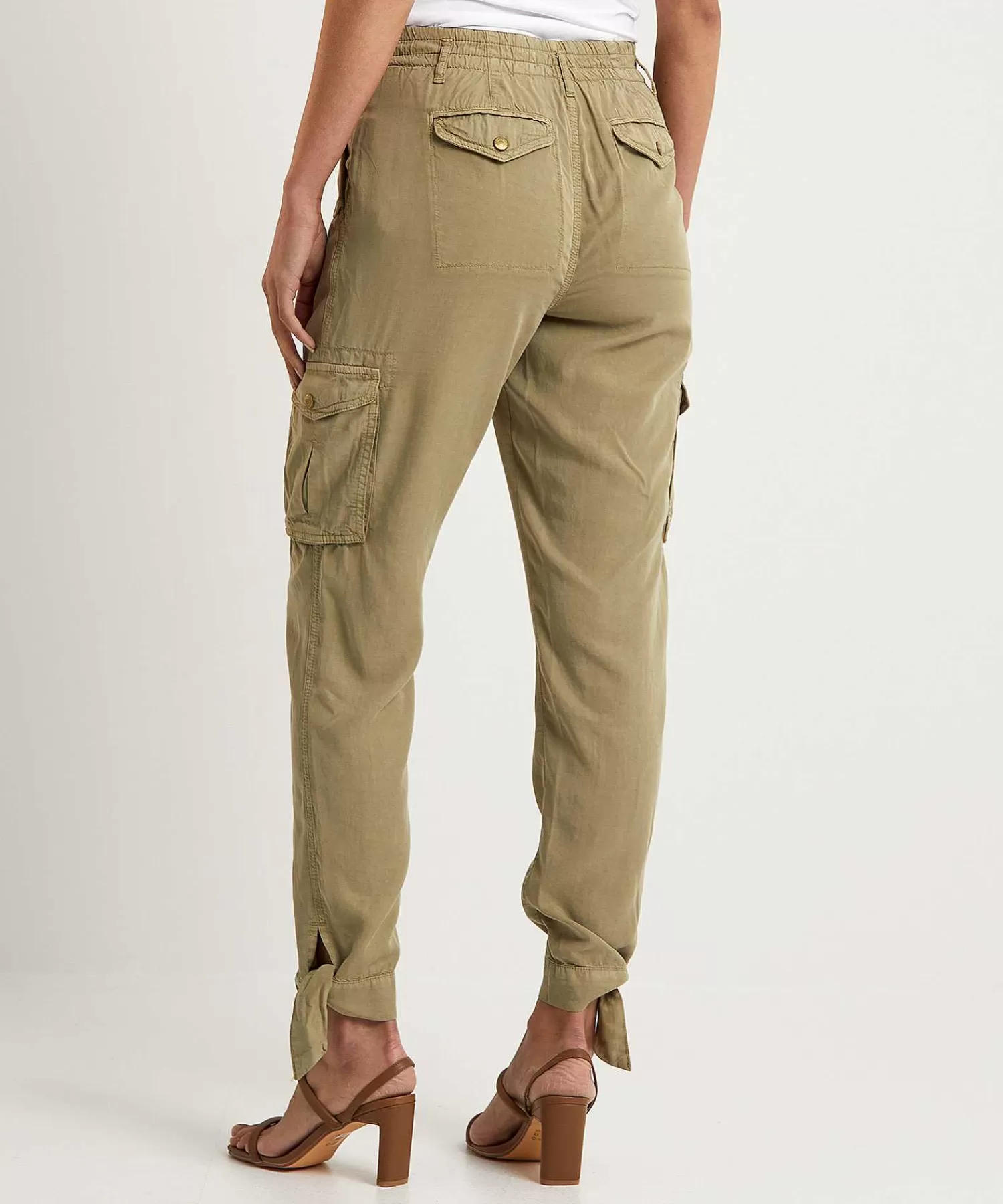 Broeken^Summum Cargo Broek Tencel