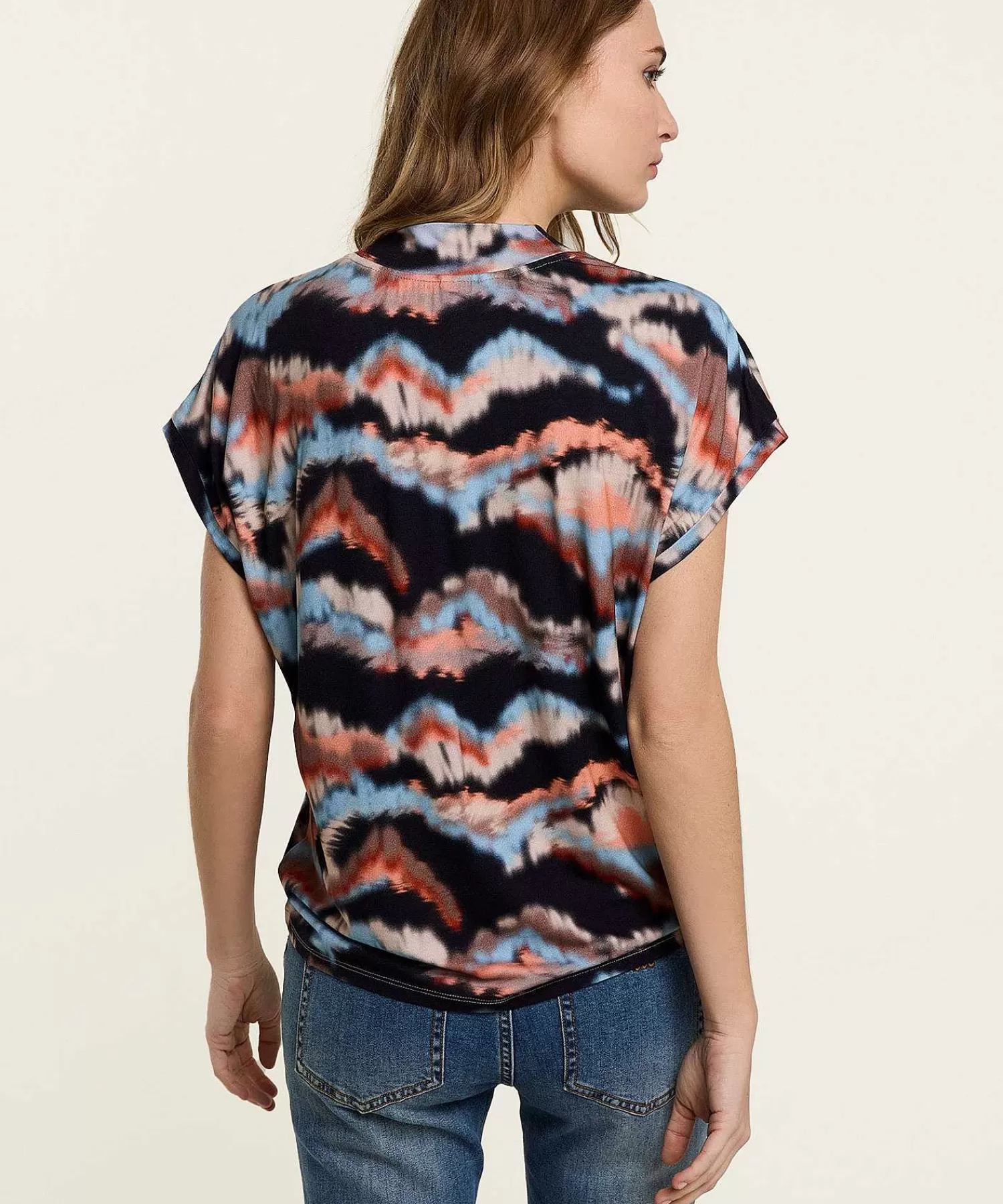 Shirts En Tops^Summum Colshirt Tie-Dye