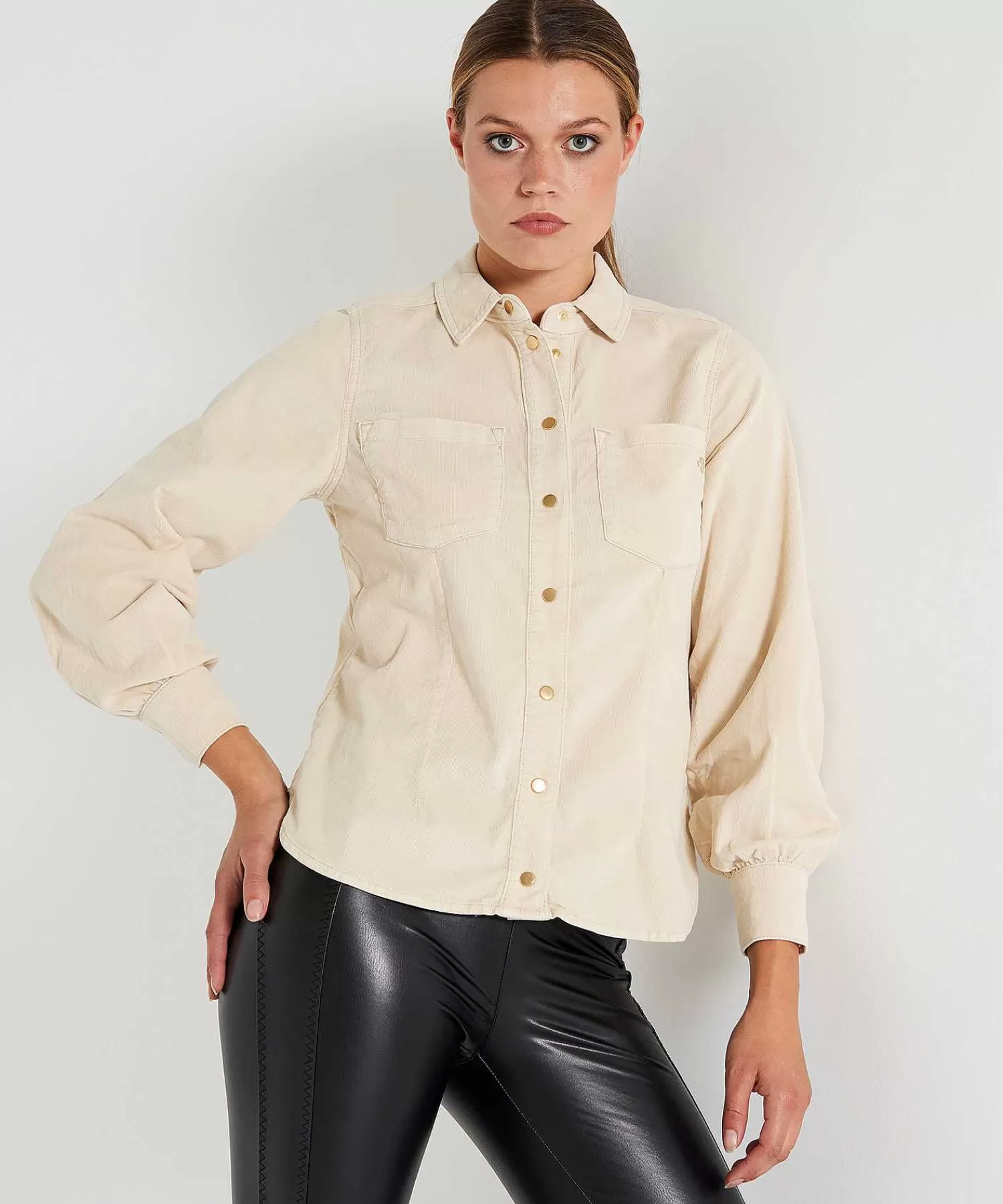 Blouses^Summum Corduroy Blouse