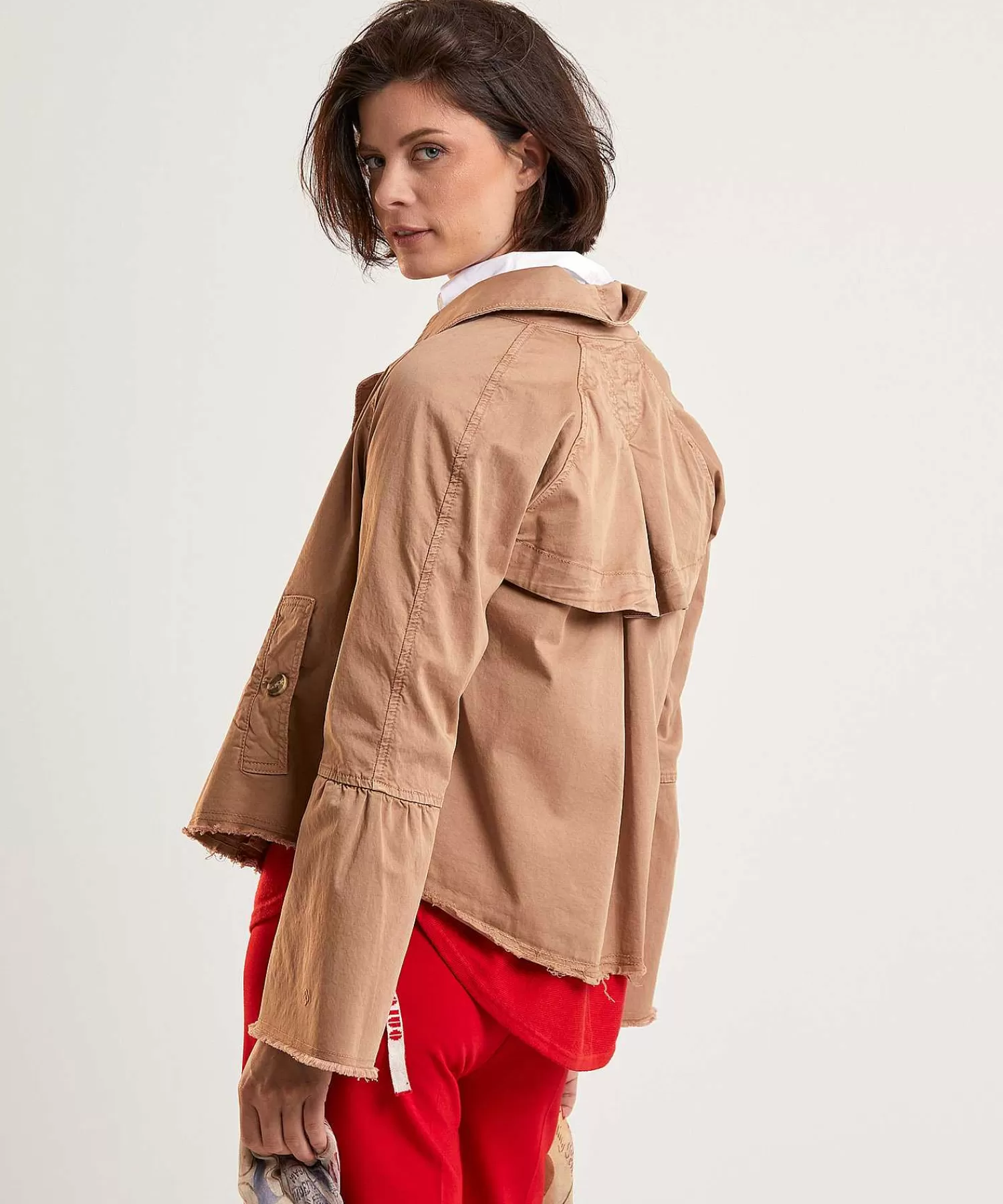 Jassen^Summum Cropped Trenchcoat