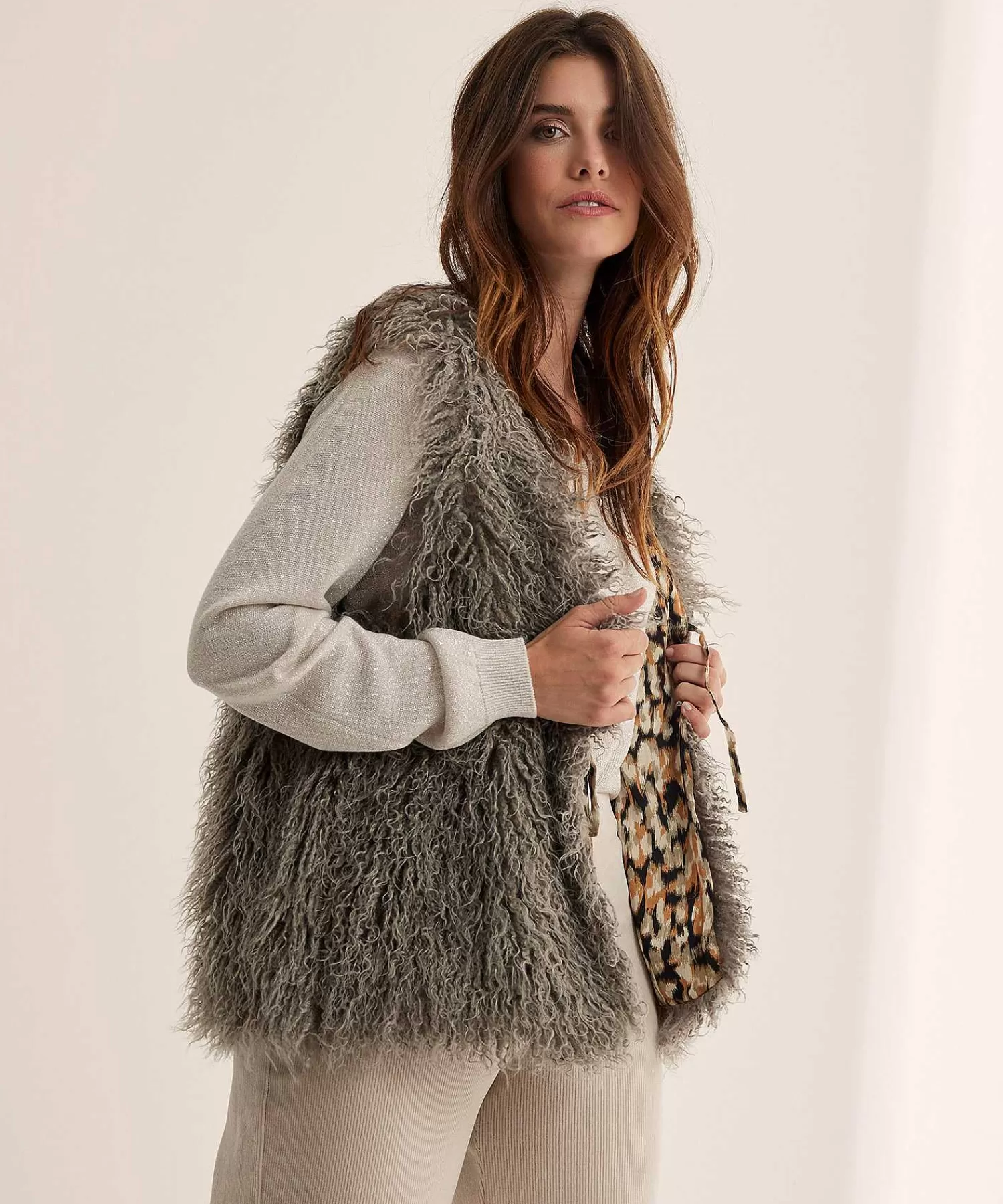 Vesten^Summum Gilet Fluffy Fun Fur Reversible