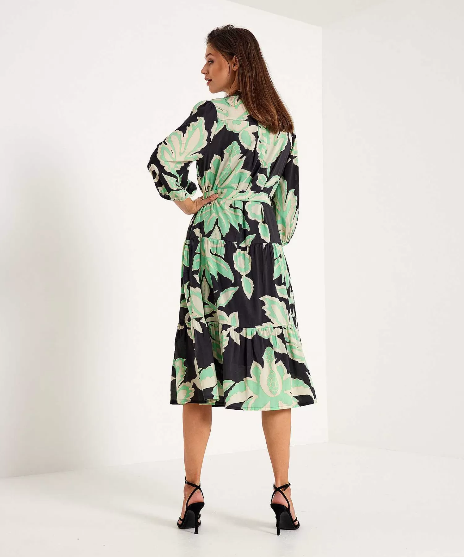 Jurken^Summum Jurk Botanical Print