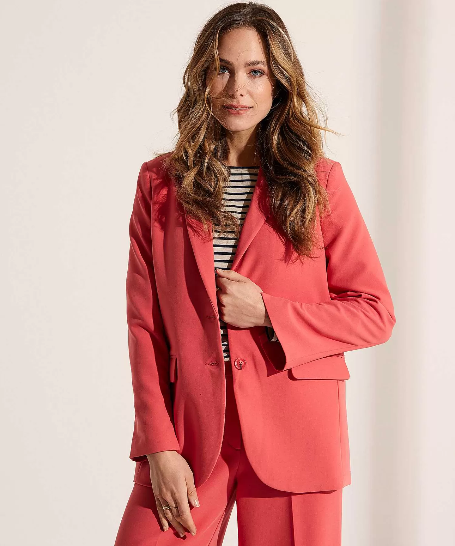 Blazers^Summum Oversized Blazer Mouw Met Rits