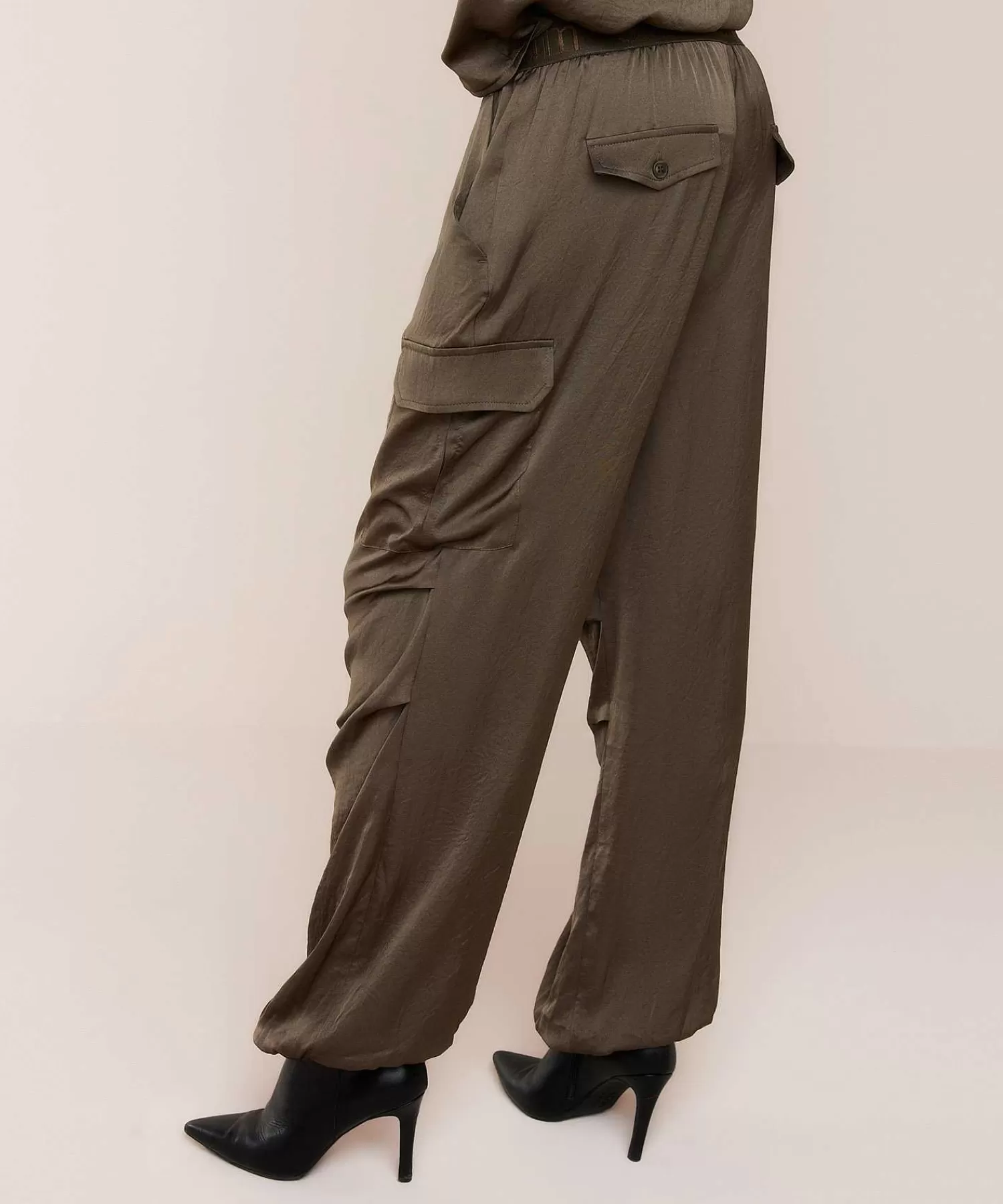 Broeken^Summum Silky Cargo Broek