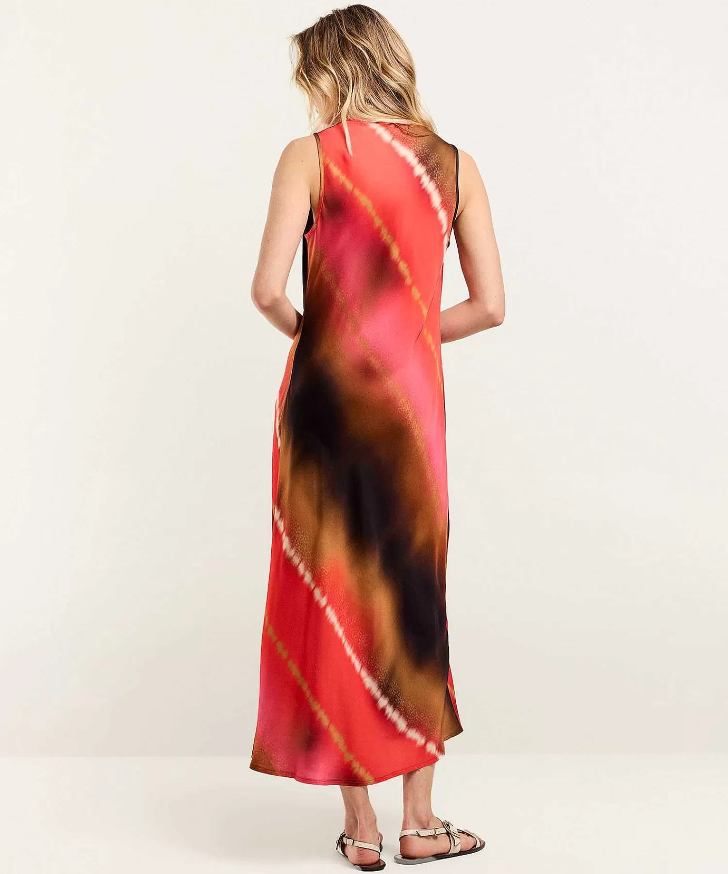 Jurken^Summum Silky Jurk Tie-Dye