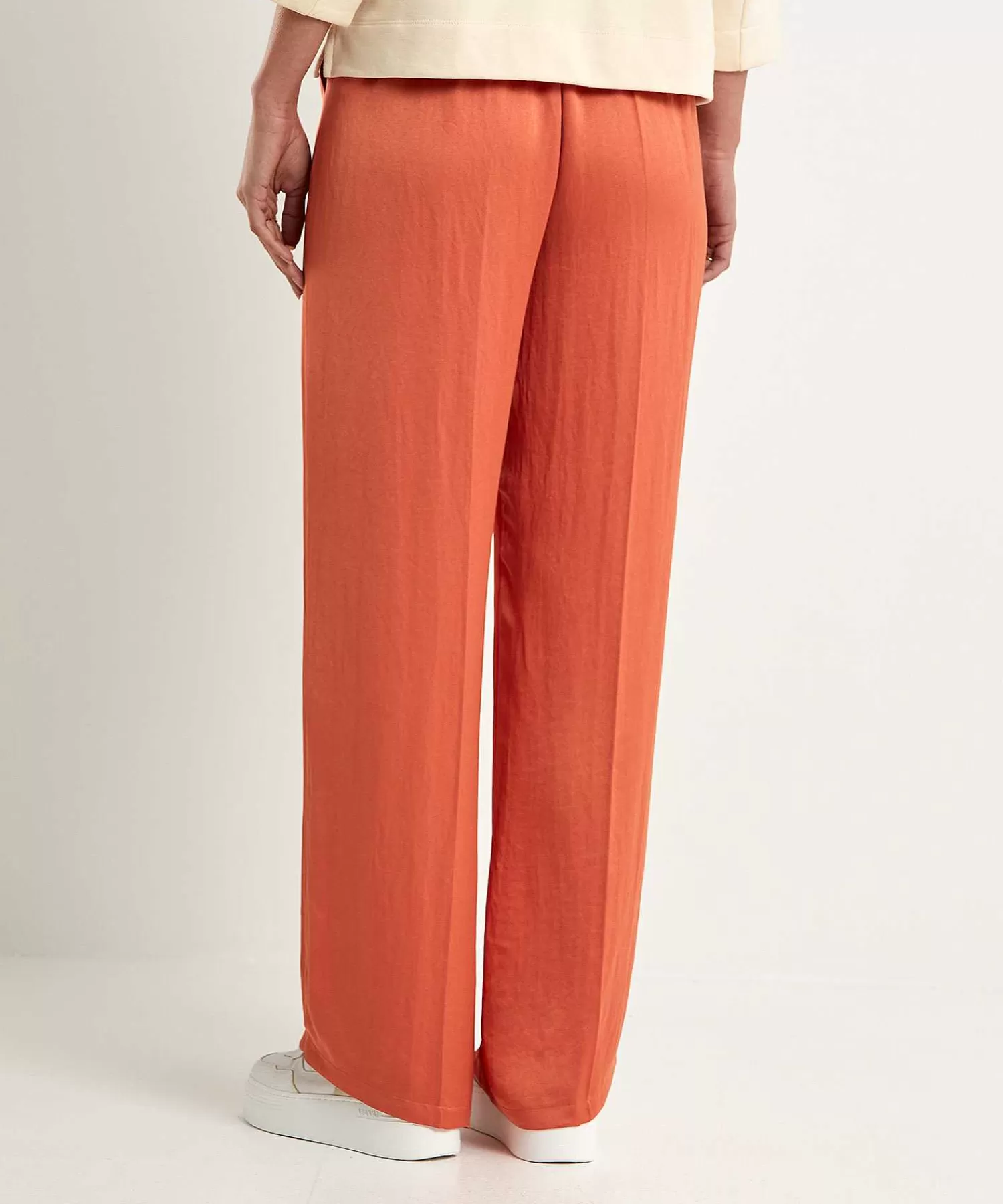 Broeken^Summum Silky Wide Leg Broek