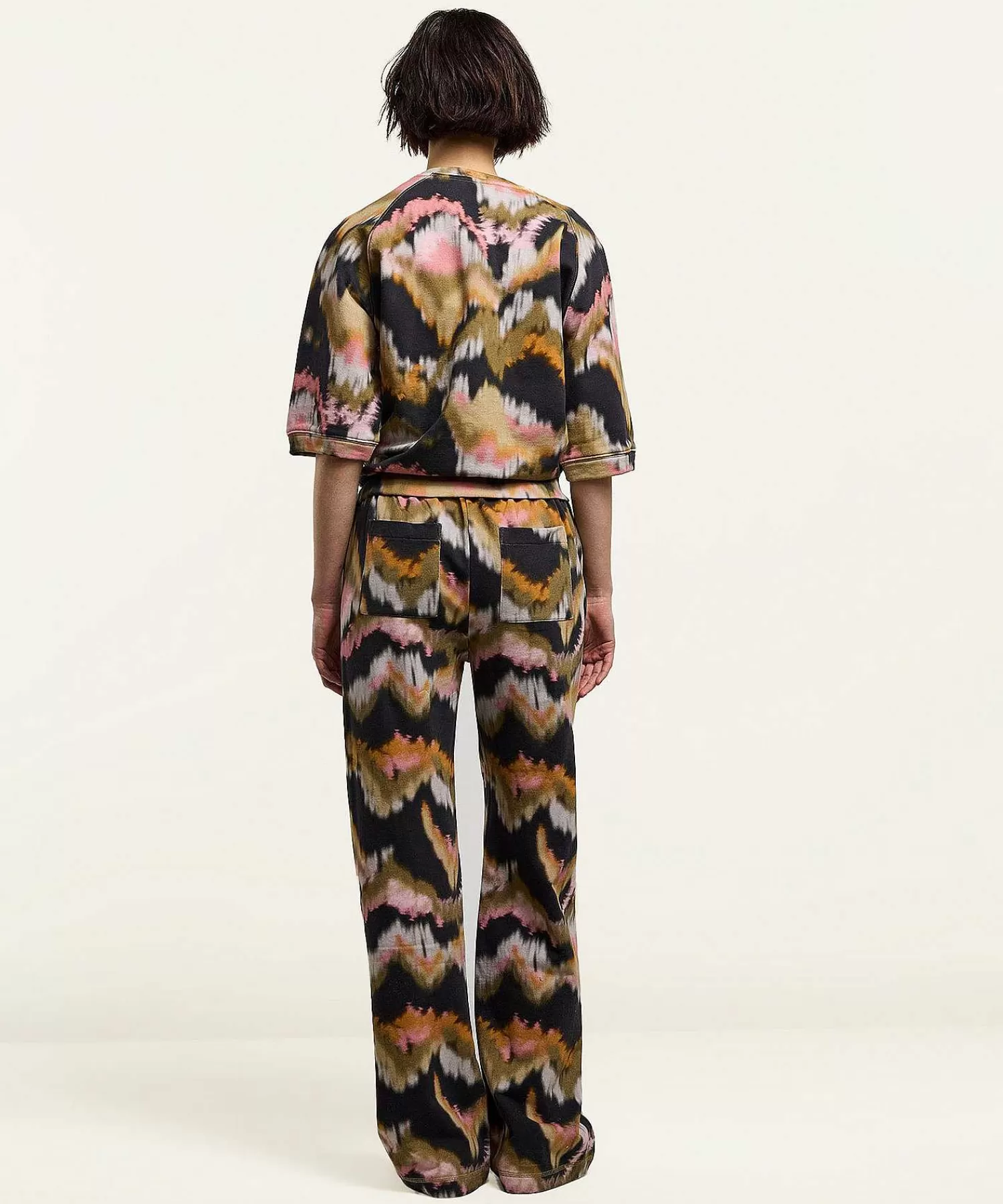 Broeken^Summum Sweatpants Watery Print