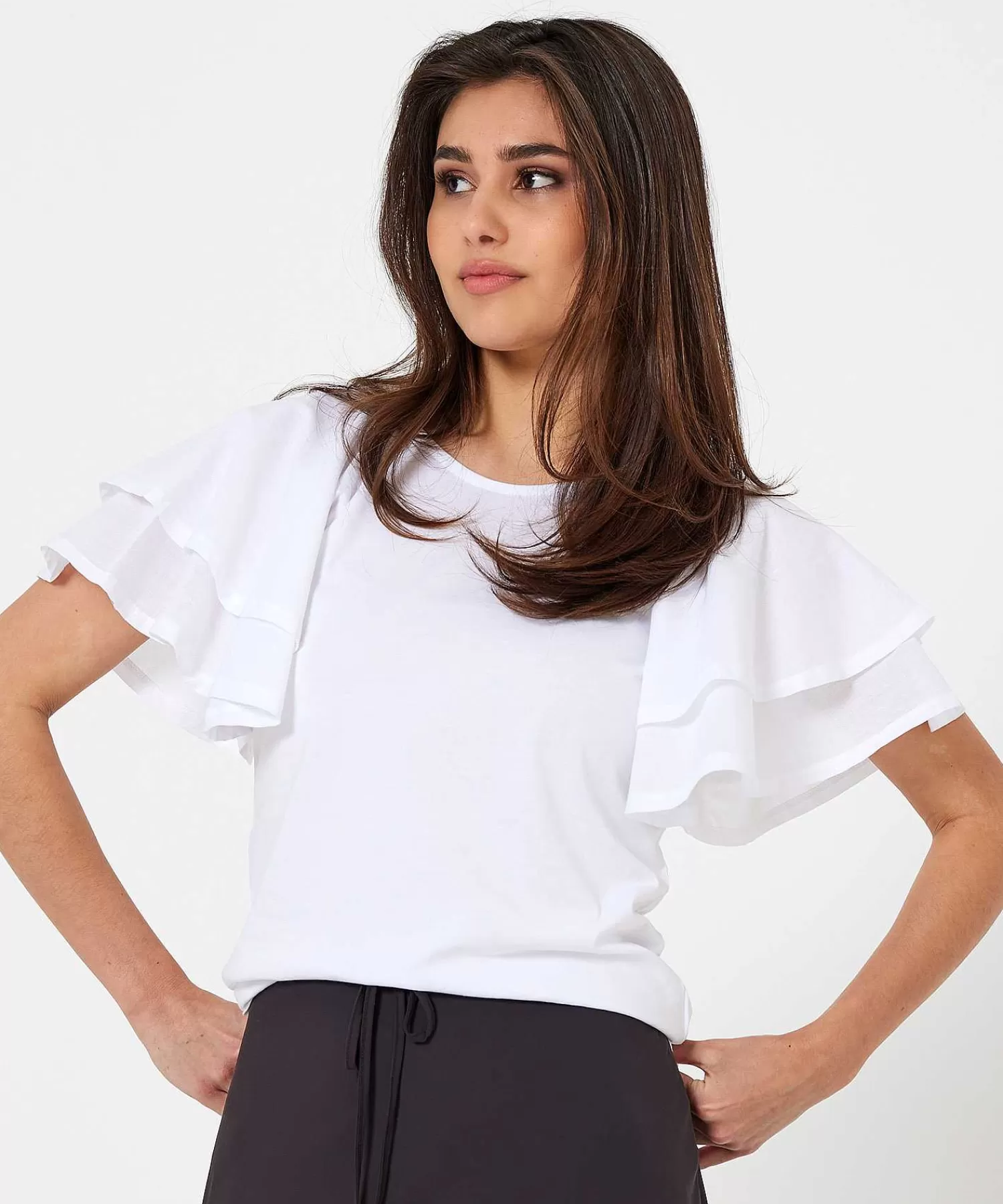 Shirts En Tops^Summum Top Vlindermouw