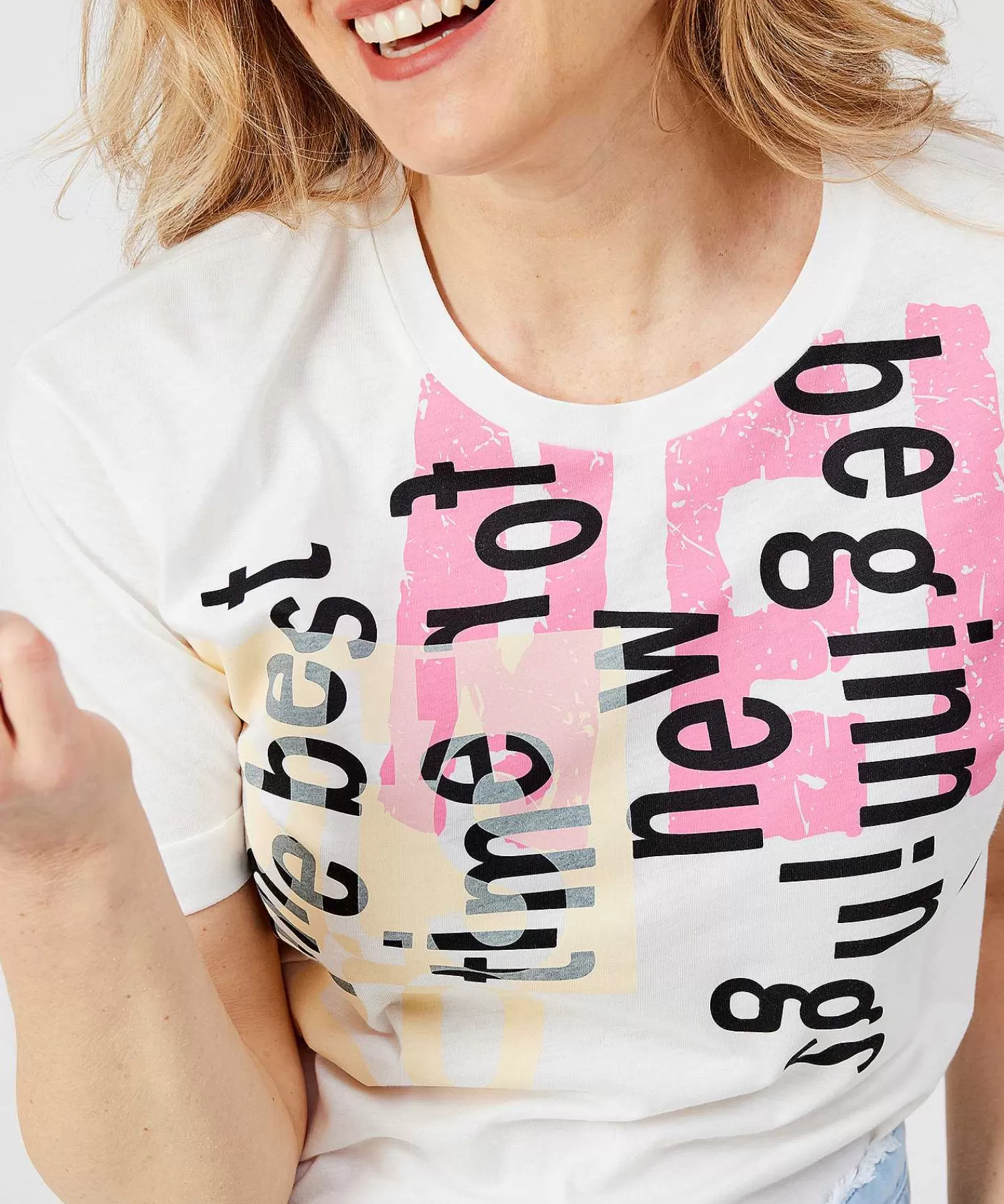 Shirts En Tops^Summum T-Shirt Slogan