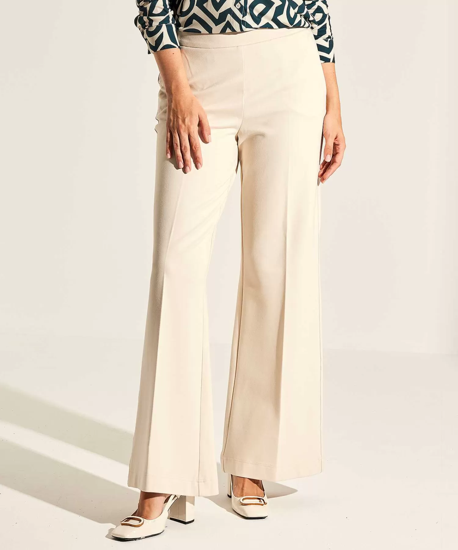 Broeken^Summum Wide Leg Broek Rome