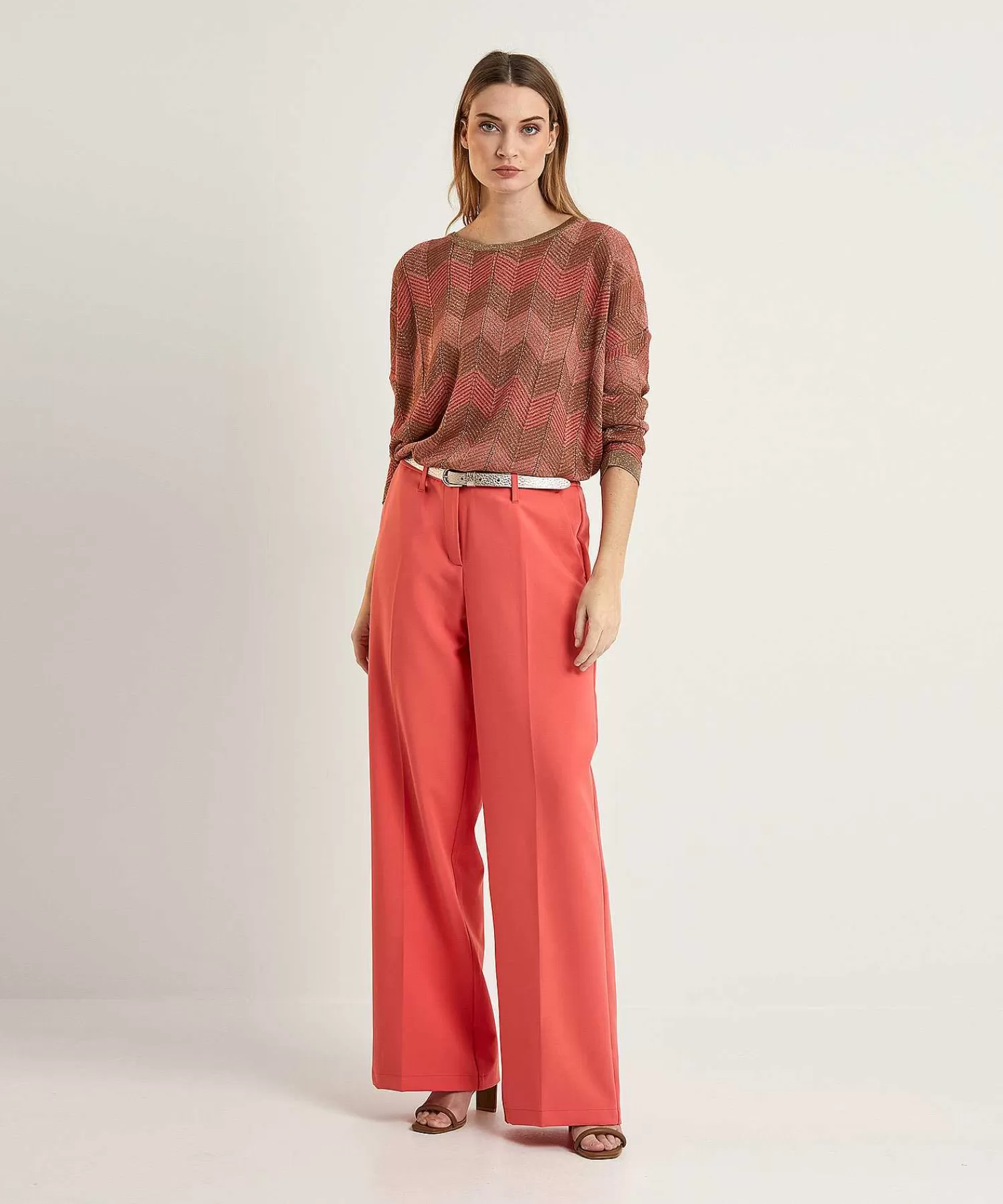 Broeken^Summum Wide Leg Pantalon