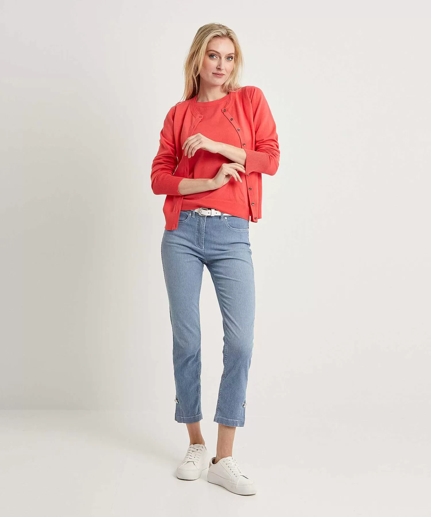 Jeans^TONI Cropped Broek Streepje Be Loved