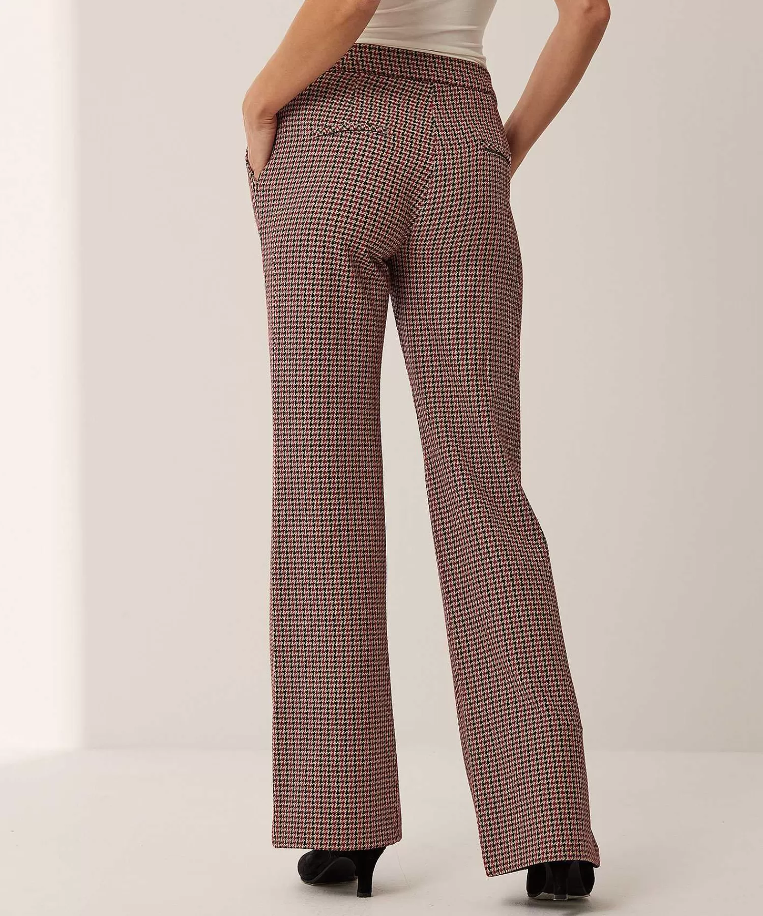 Broeken^TONI Wide Leg Broek Jenny Ruit