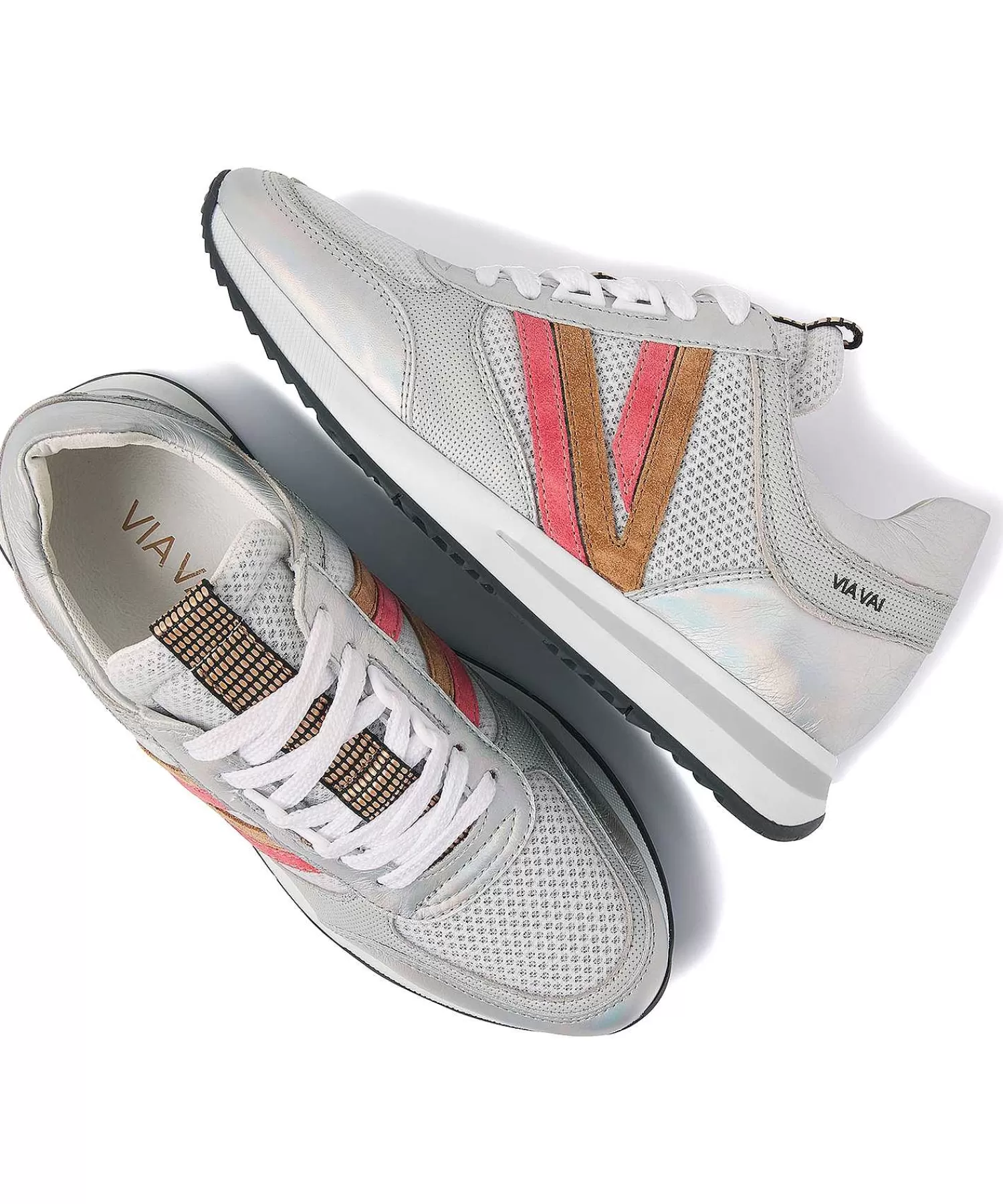 Schoenen^VIA VAI Metallic Sneaker Nora Vibe